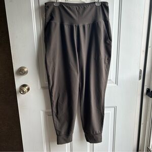 Old Navy Active Elevate Legging Go-Dry Womens XL High Rise Yoga Pant Olive Green